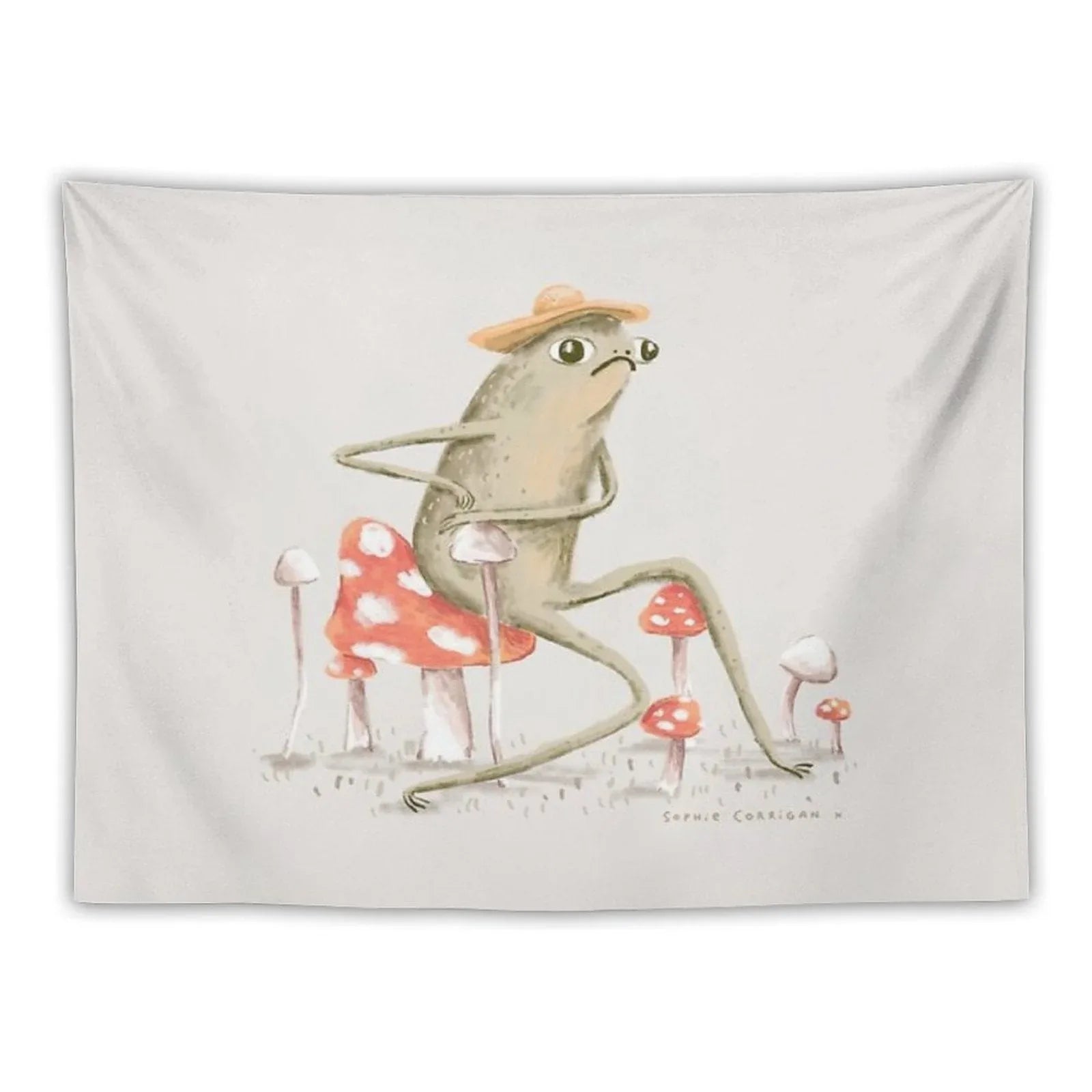 Awkward Toad Tapestry
