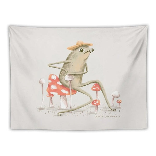 Awkward Toad Tapestry