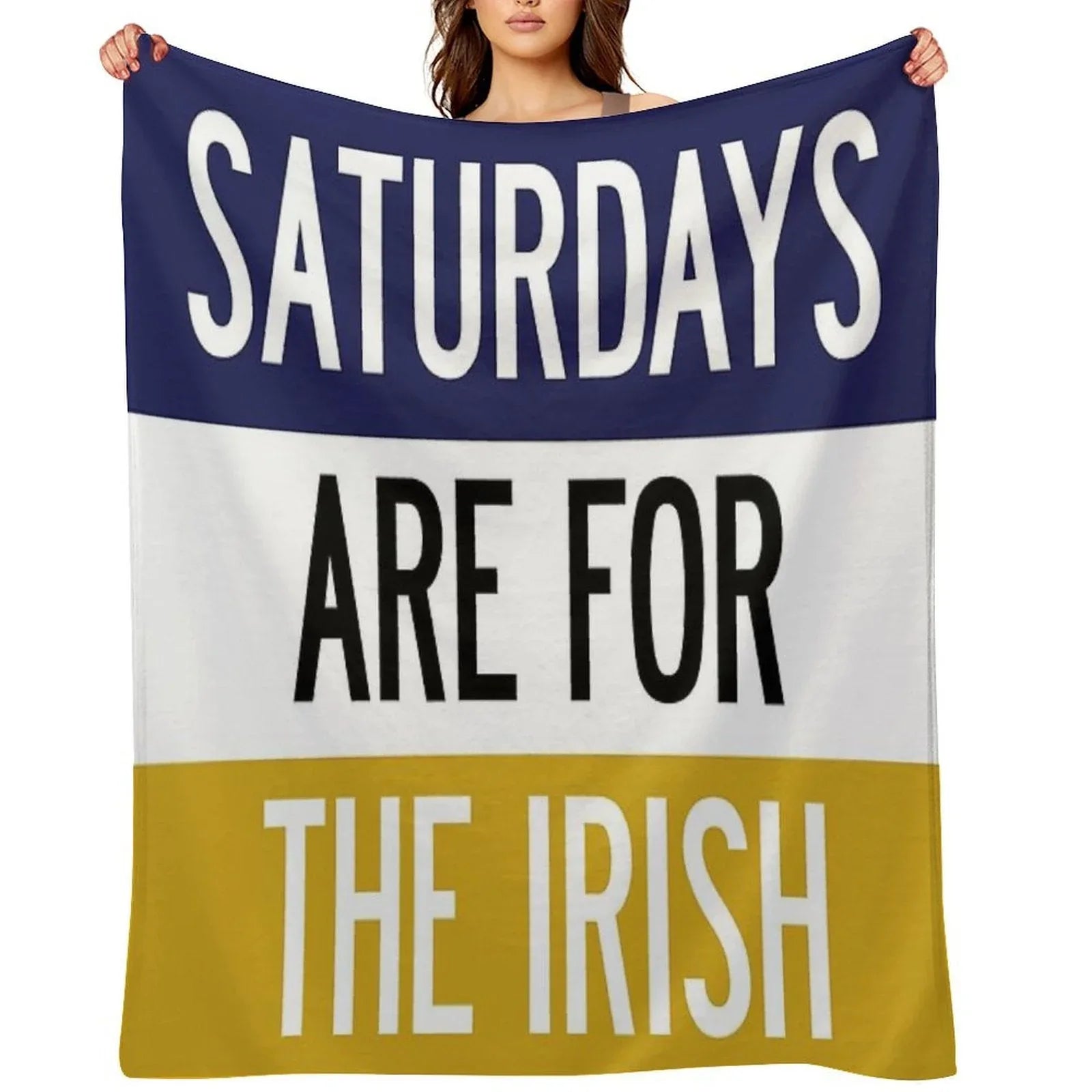 Saturdays Are for The Irish Throw Blanket