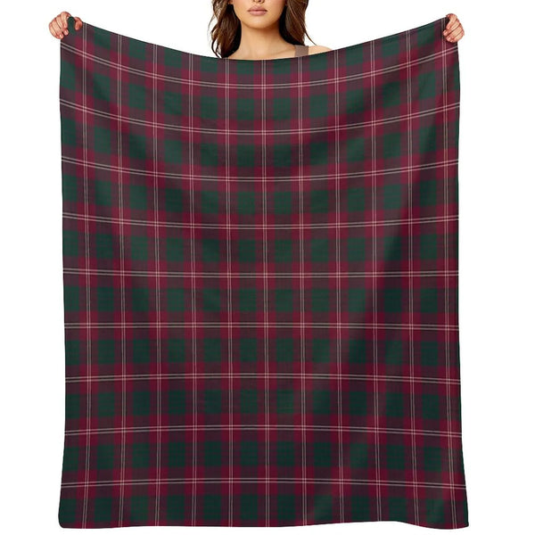 Clan Crawford Tartan Throw Blanket
