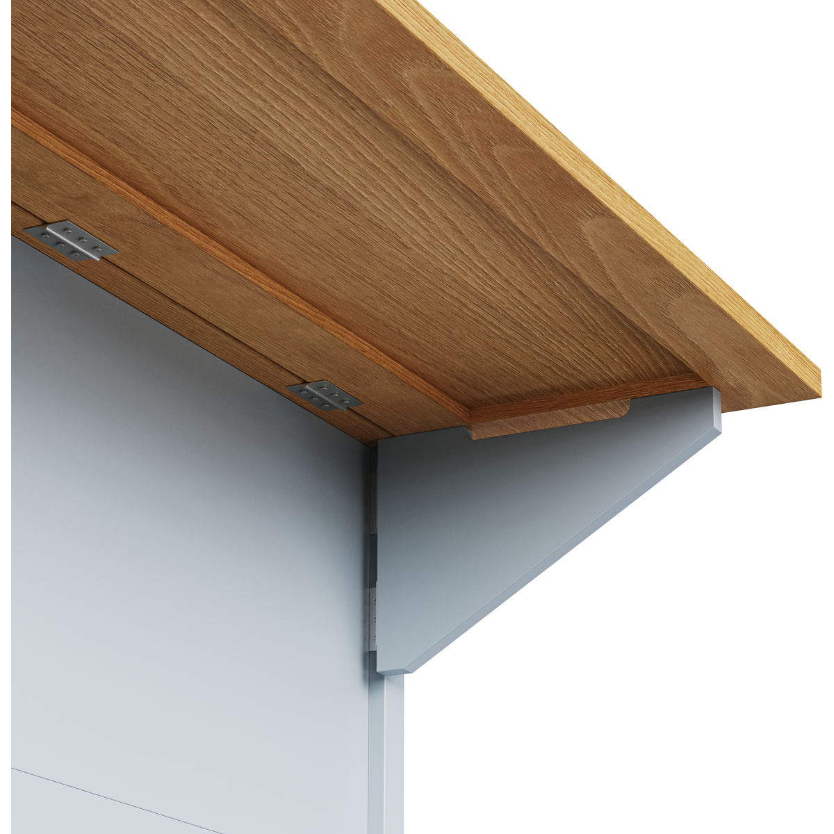 K&K 52'' Kitchen Island with Drop Leaf, Embossed Texture Kitchen Island on Wheels with Spice Rack, Towel Rack, 2 Doors and 5 Drawers, Kitchen Storage Cart with Adjustable Shelf for Kitchen, Blue Grey