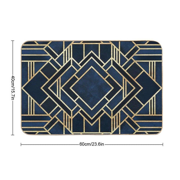 Art Deco Bath Mat
