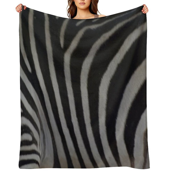 Zebra Stripes Eco-conscious Throw Blanket