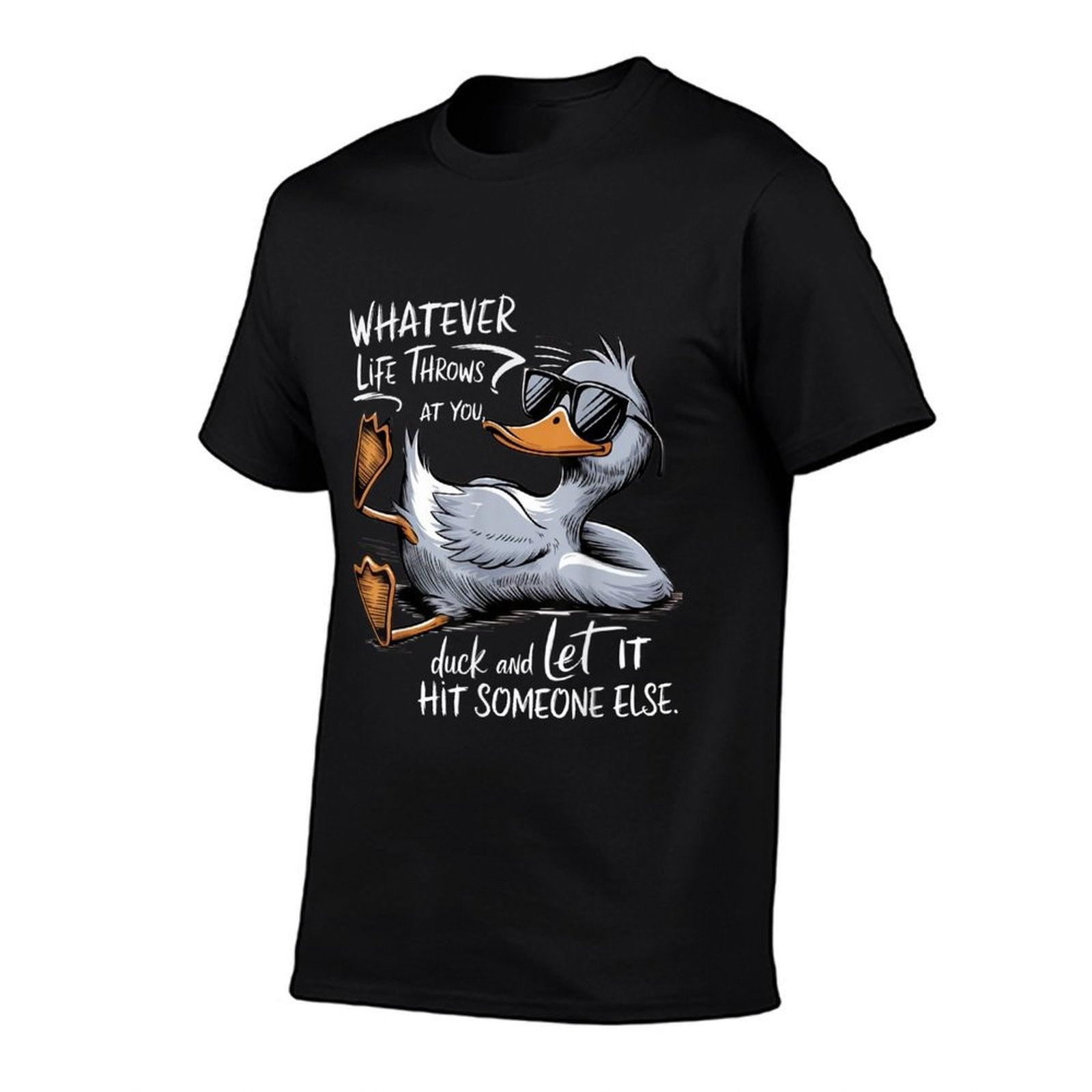 Funny Duck Funny Quote Graphic Tees For Men Women Kids  Relaxed-fit T-Shirt
