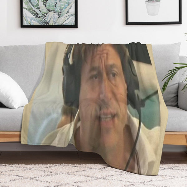 Confused Toto Wolff Velvety-soft Throw Blanket