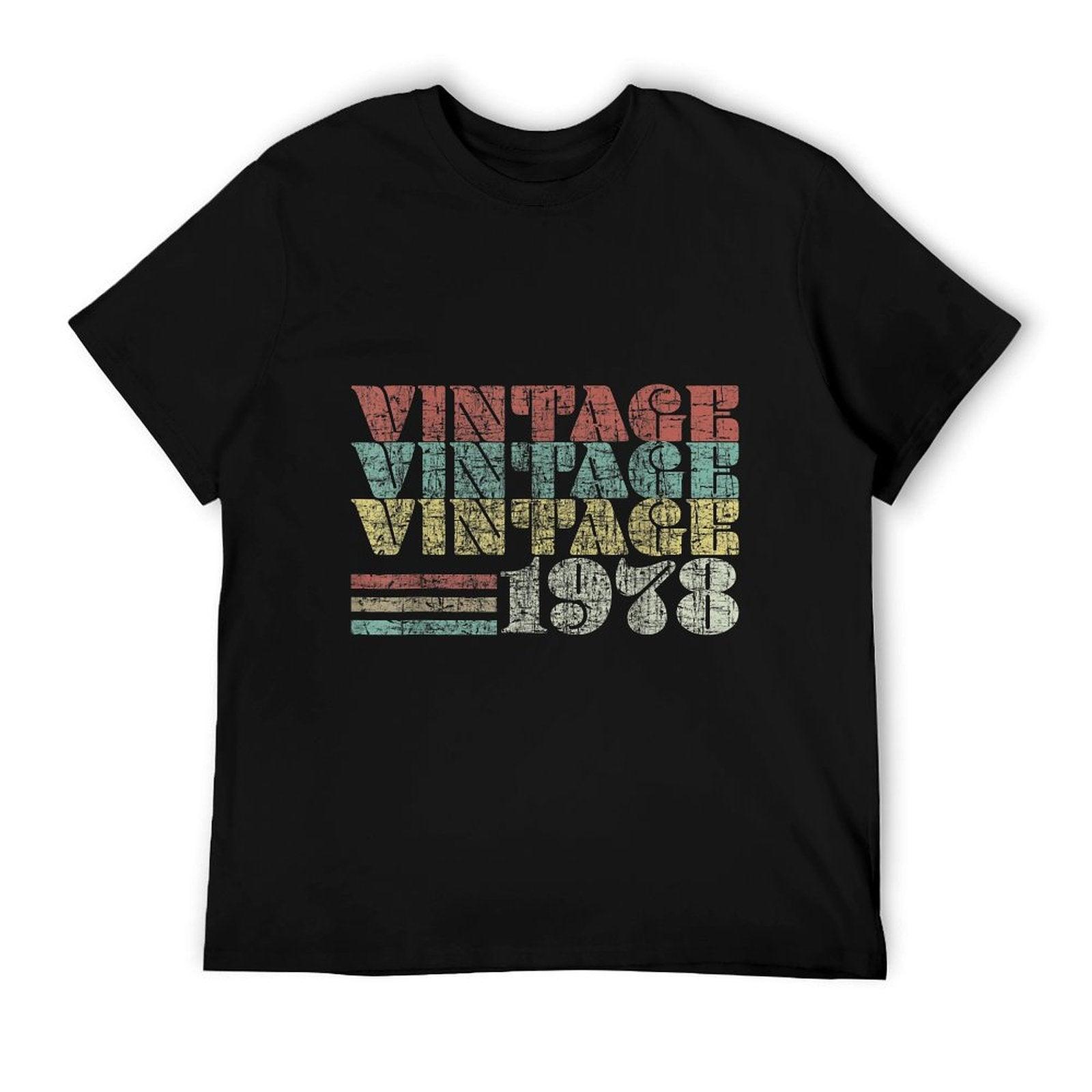 40th Birthdays Women Men Vintage  Heathered Texture T-Shirt