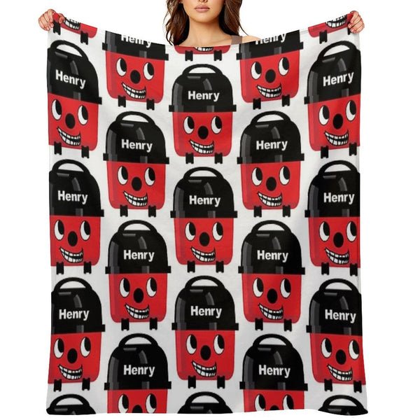 Henry Hoover - Trollface Sustainable Throw Blanket