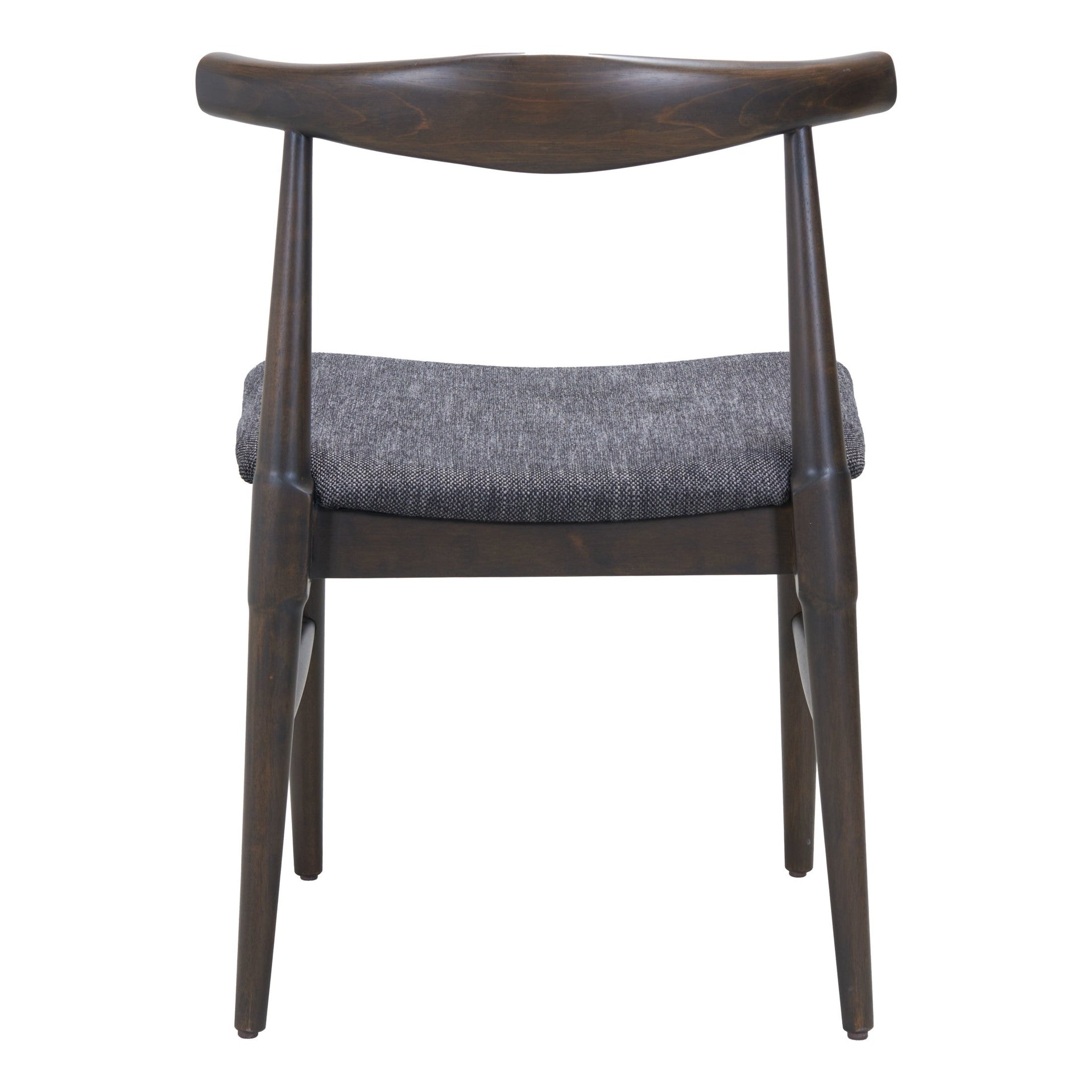 Tuzka Dining Chair (Set of 2) Gray & Espresso