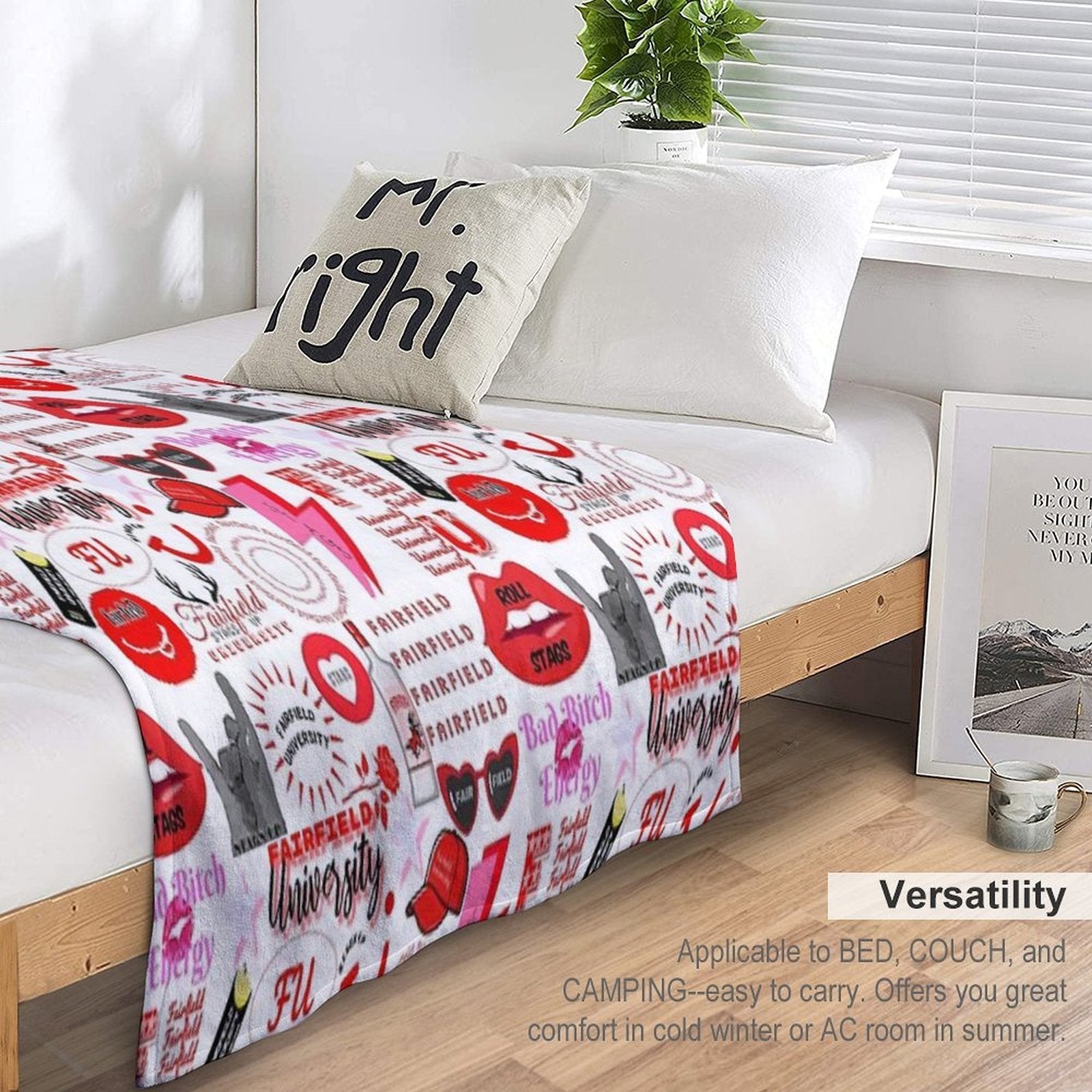 Fairfield University Quick-dry Throw Blanket