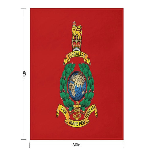 ROYAL MARINES Travel-friendly Throw Blanket