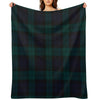 Black Watch Scottish Tartan Throw Blanket