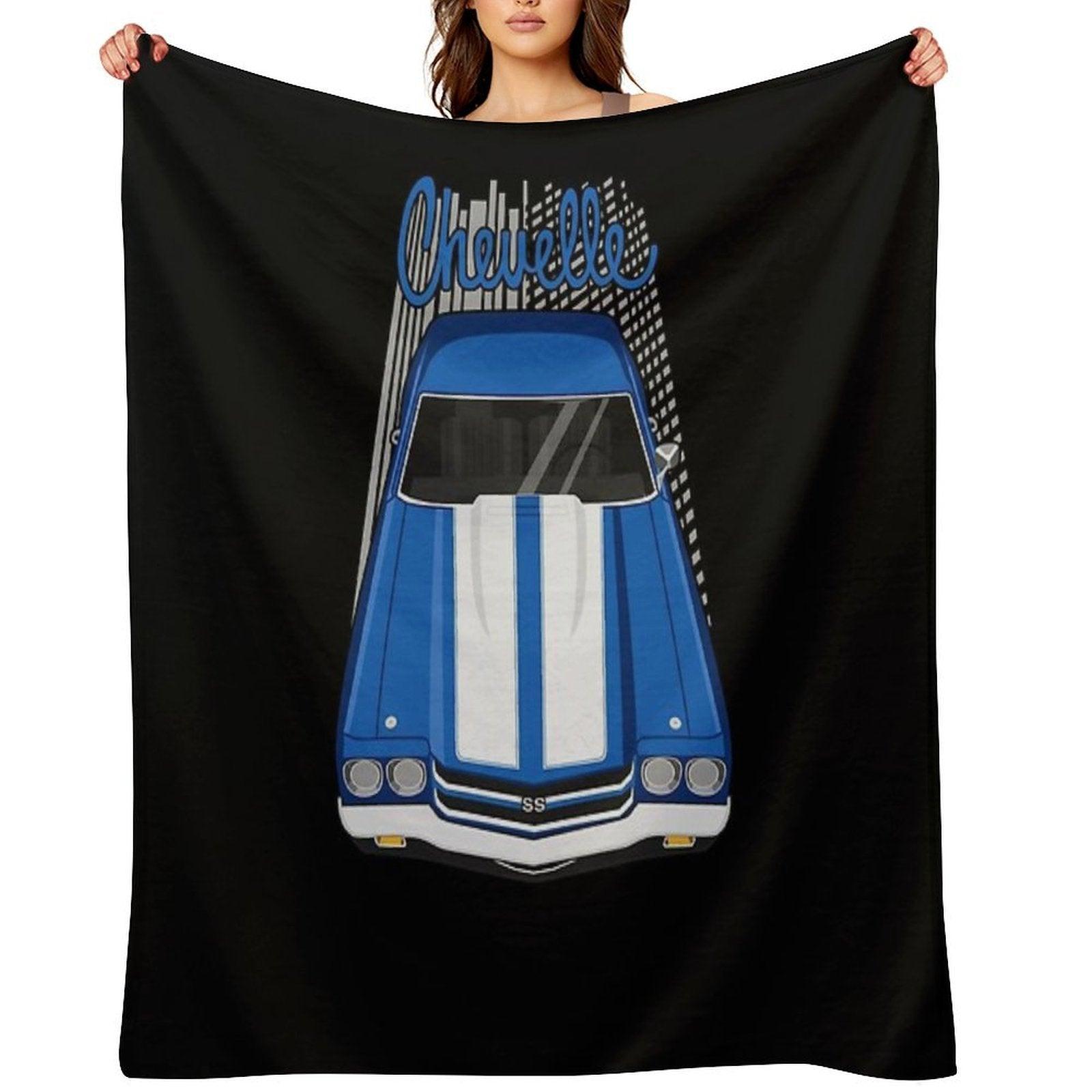 Chevrolet Chevelle SS 1970 - Fathom Blue Throw Blanket
