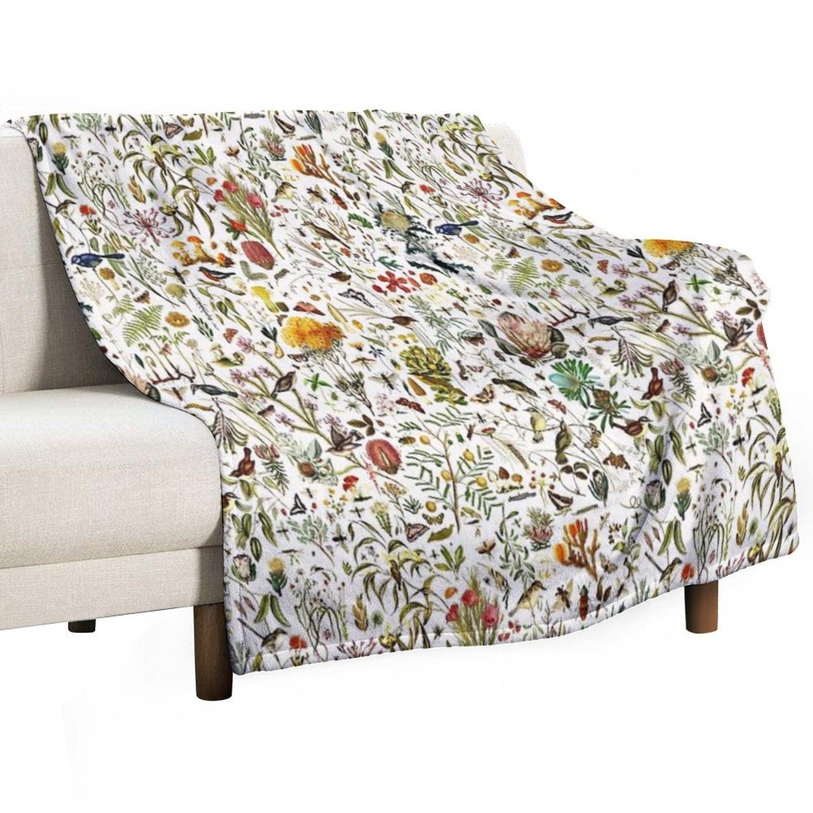 Biology Australia. Throw Blanket