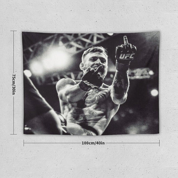 Conor McGregor Middle Finger - Notorious Tapestry