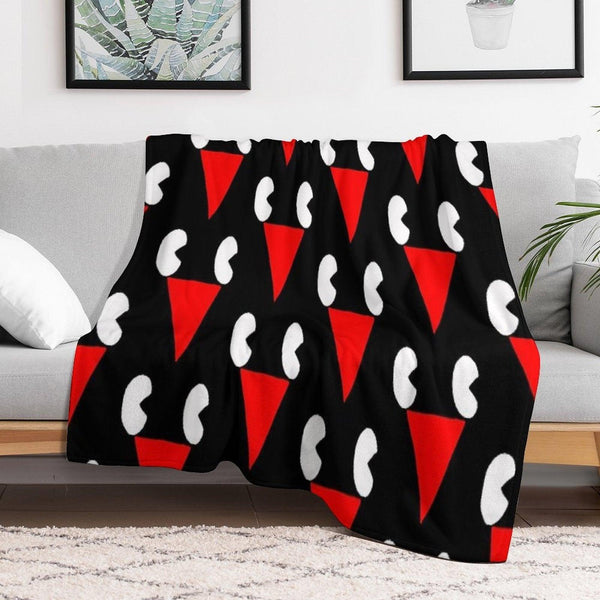 Lil Darkie Merch Lil Darkie Face Logo Gift Halloween Day, Thanksgiving, Christmas Day Throw Blanket