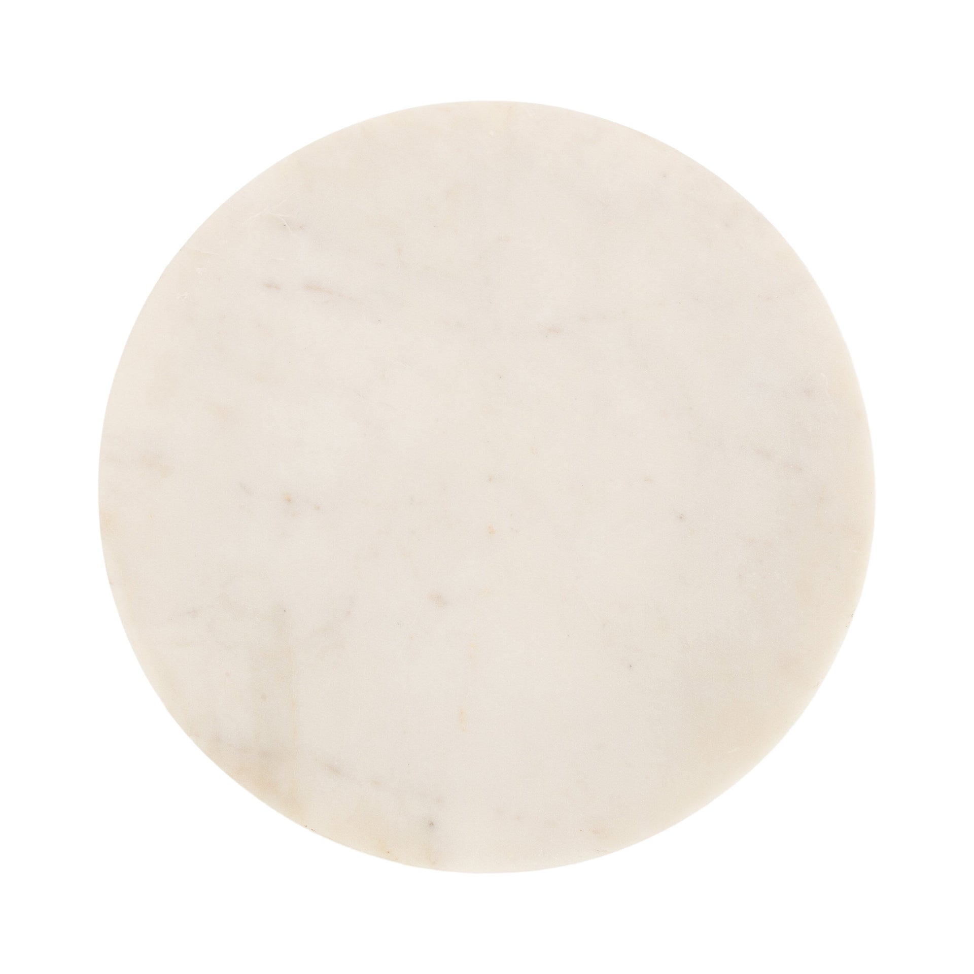 Baronet Round Marble and Metal Table