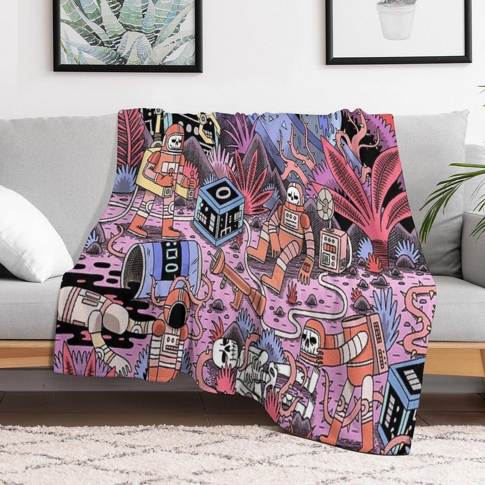 Chaos Throw Blanket