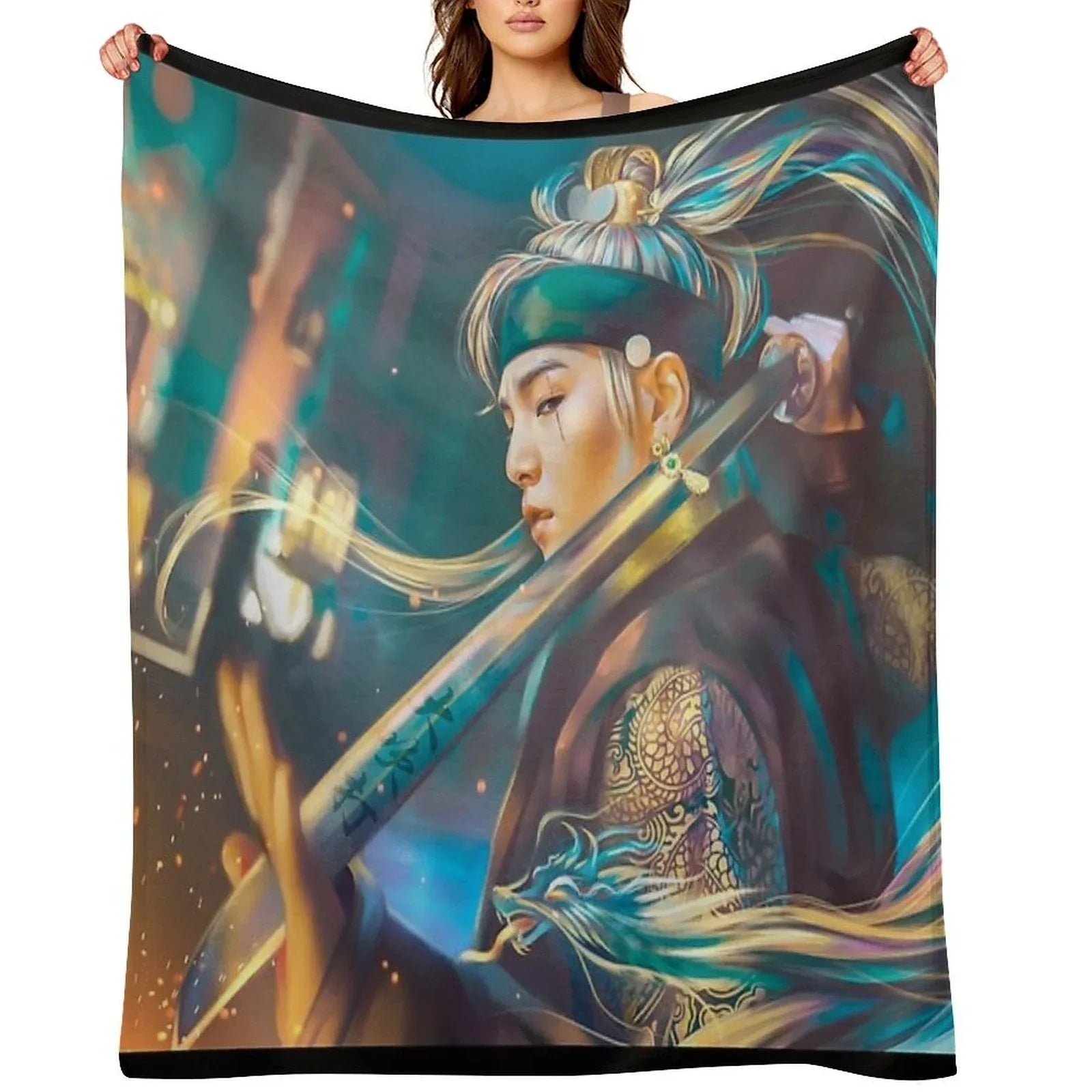 Agust D Daechwita Throw Blanket