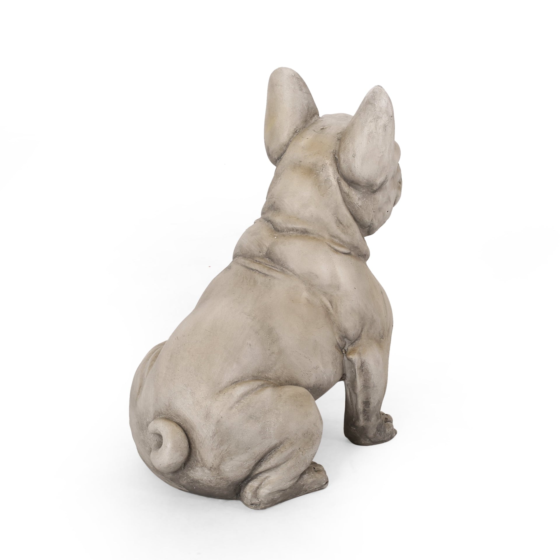 Dog Garden Sculpture, Outdoor French Bulldog Garden Statue