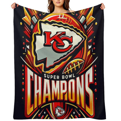 Kansas City Champions Eco-conscious Throw Blanket