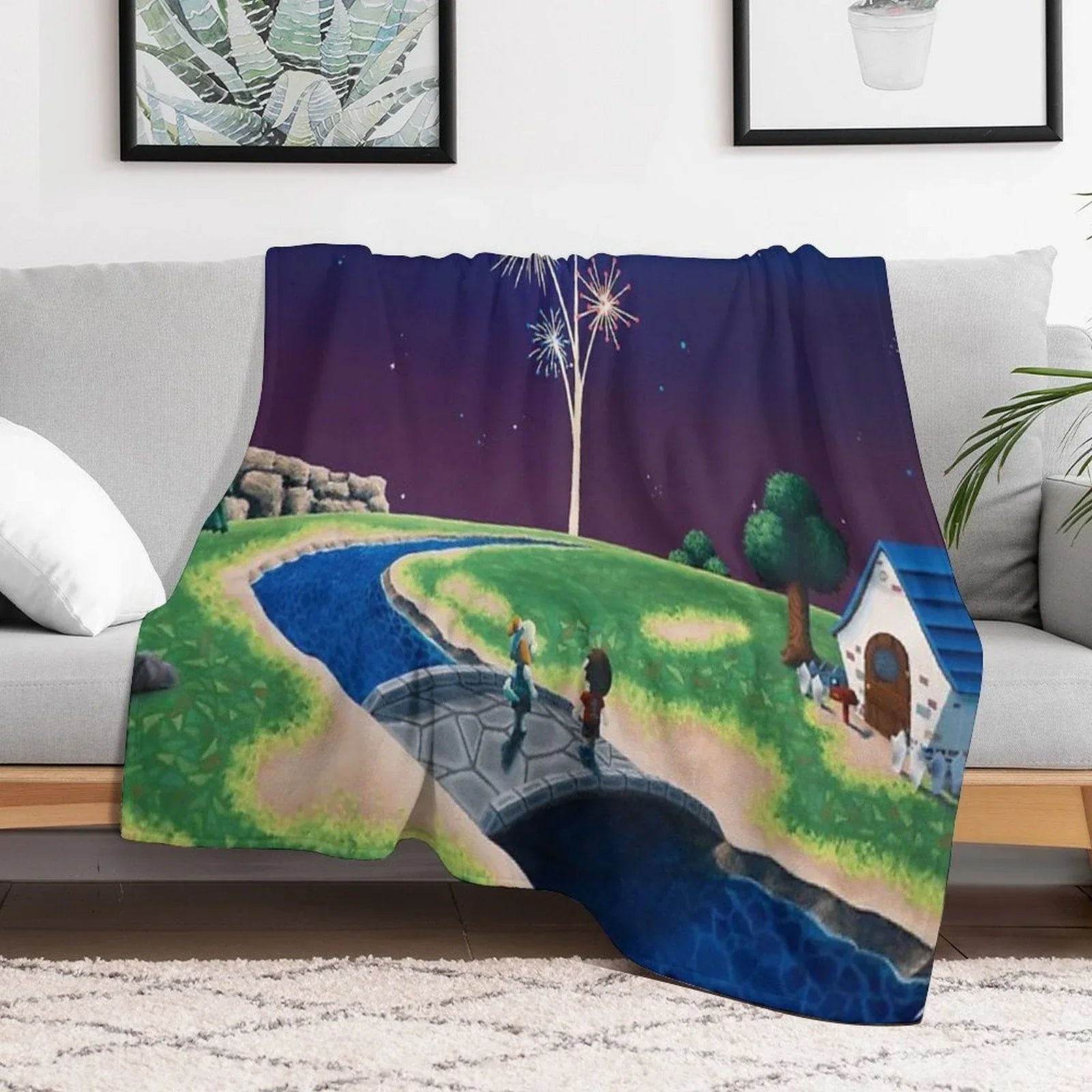 New Year Throw Blanket