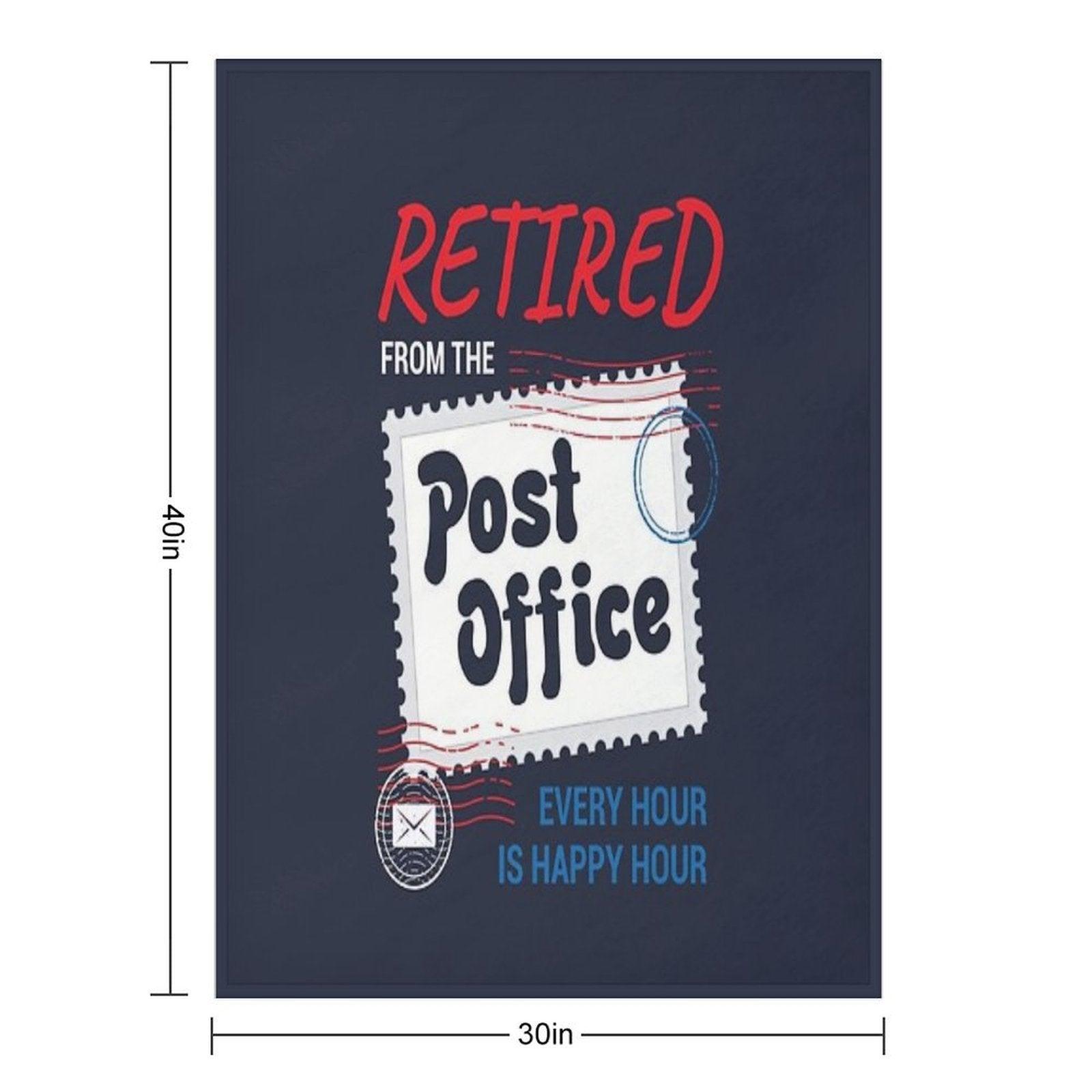 Retired Postal Worker Throw Blanket