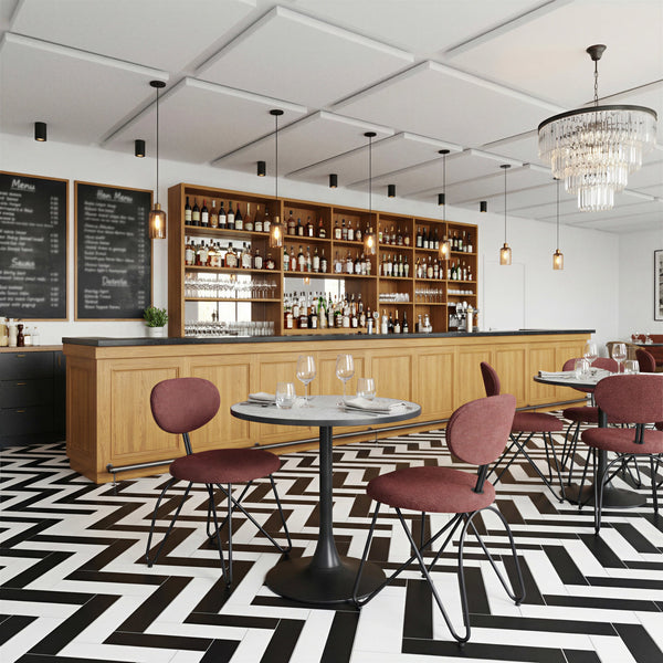 Novi Dining Chair (Set of 2) Maroon Brown