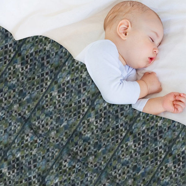 Blue Pattern 7 Versatility Throw Blanket