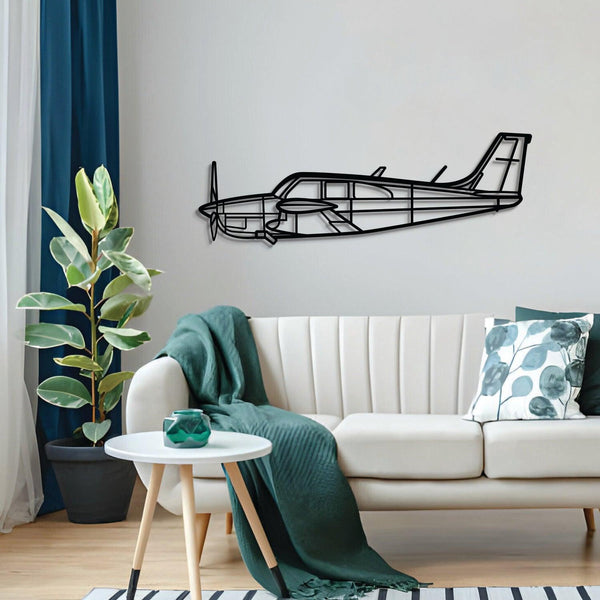 Debonair Metal Aircraft Wall Art - NCP0546