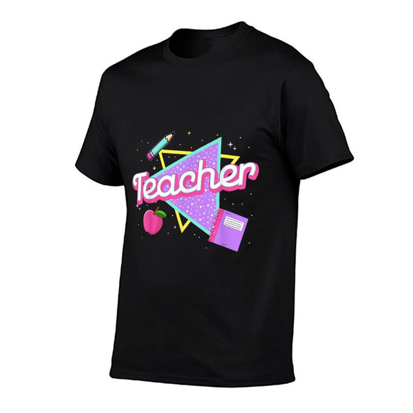 Cute Teacher Shirt 80's 90's Style Retro Old School Teacher T-Shirt