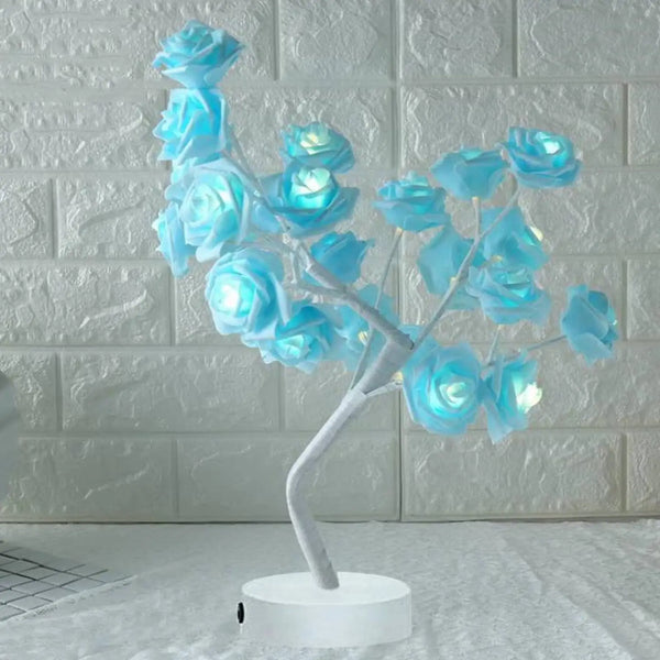 Decorative Flower Lamp with Soft Warm Light for Home Interiors