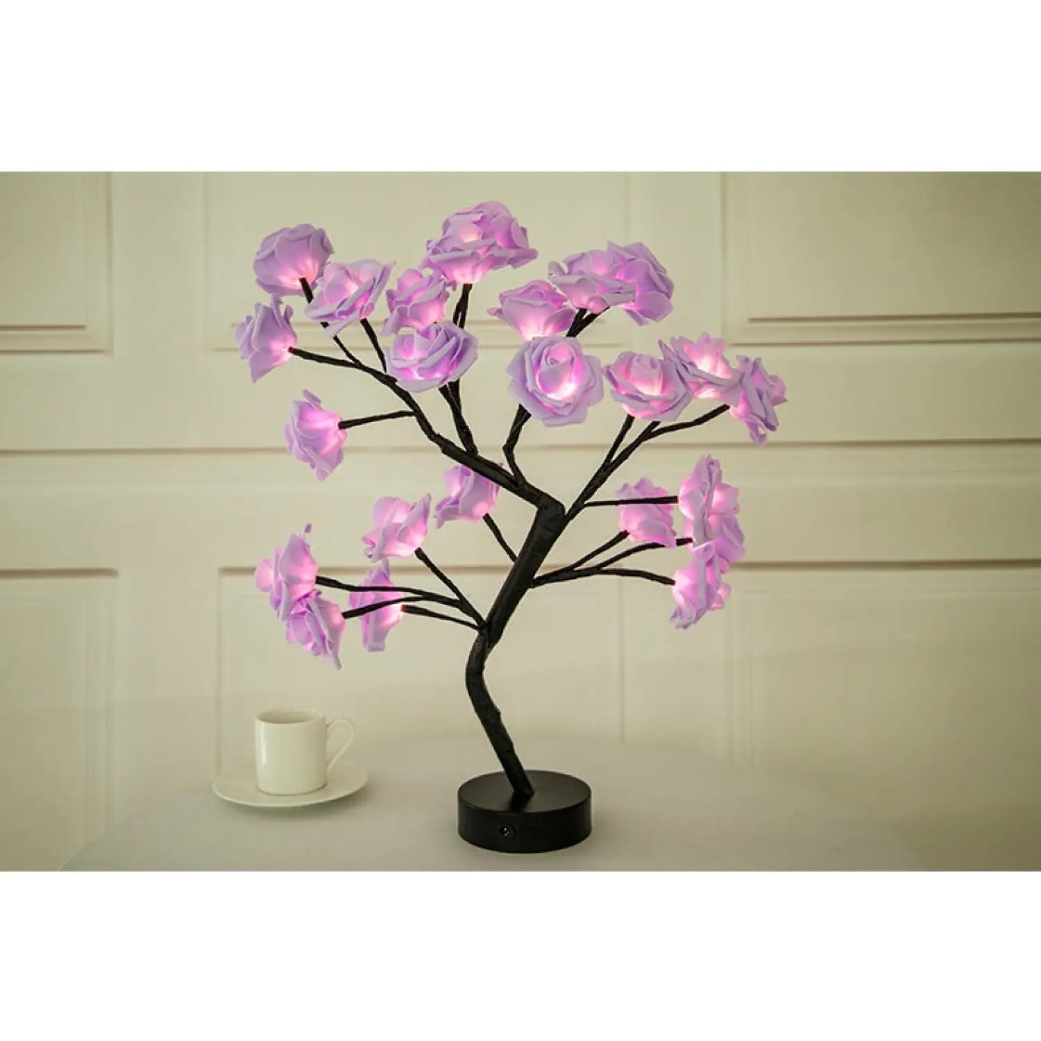 Decorative Flower Lamp with Soft Warm Light for Home Interiors