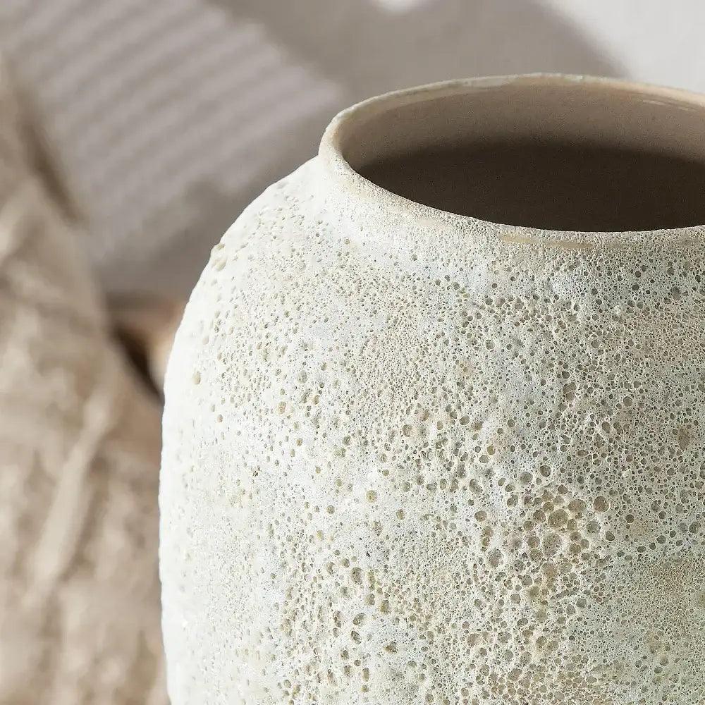 White Ceramic Vase Set