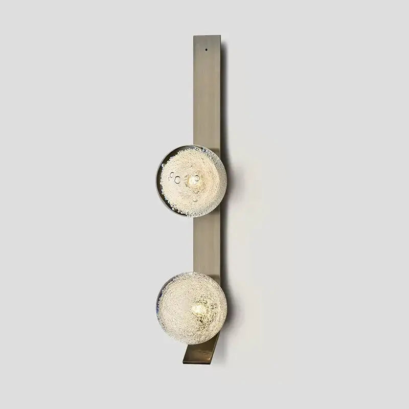 Brushed Brass Bubble Sconce