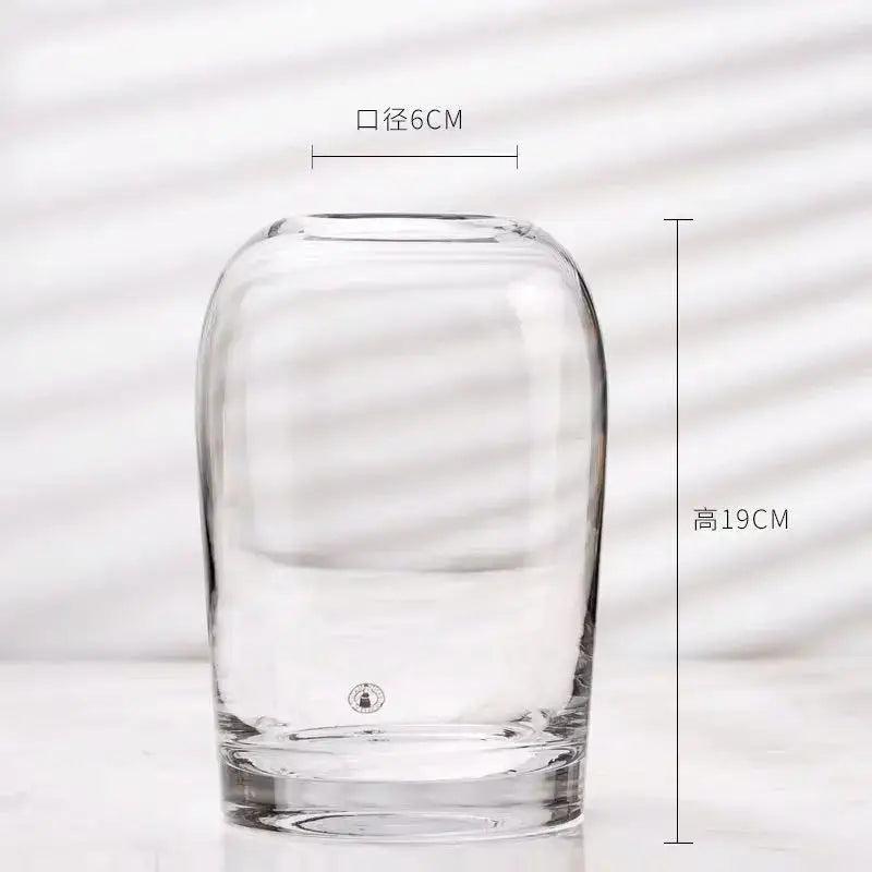 Gray Gradient Glass Vase Set