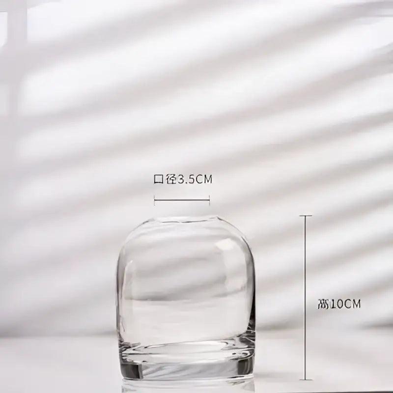Gray Gradient Glass Vase Set