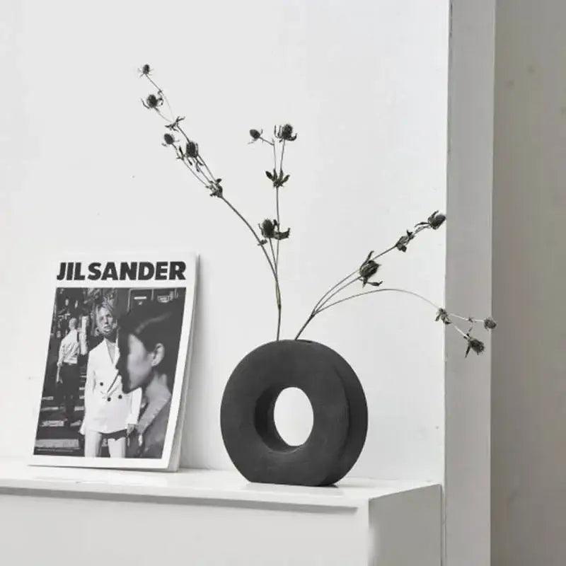 Ceramic Donut Vase