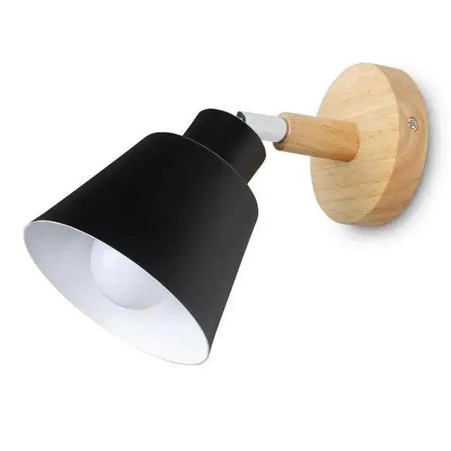 Black Conical Wall Sconce