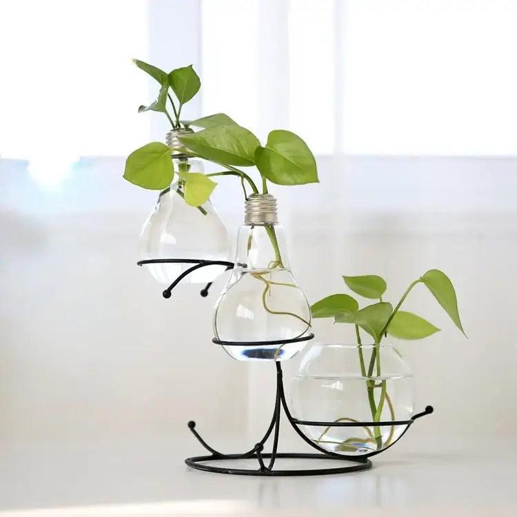 Gold Flamingo Metal Vase