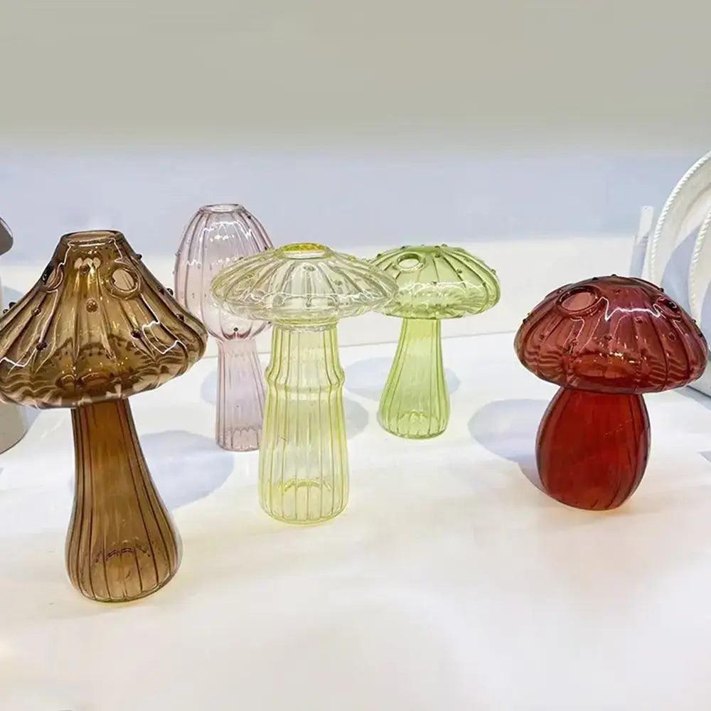 Ribbed Glass Aromatherapy Vase
