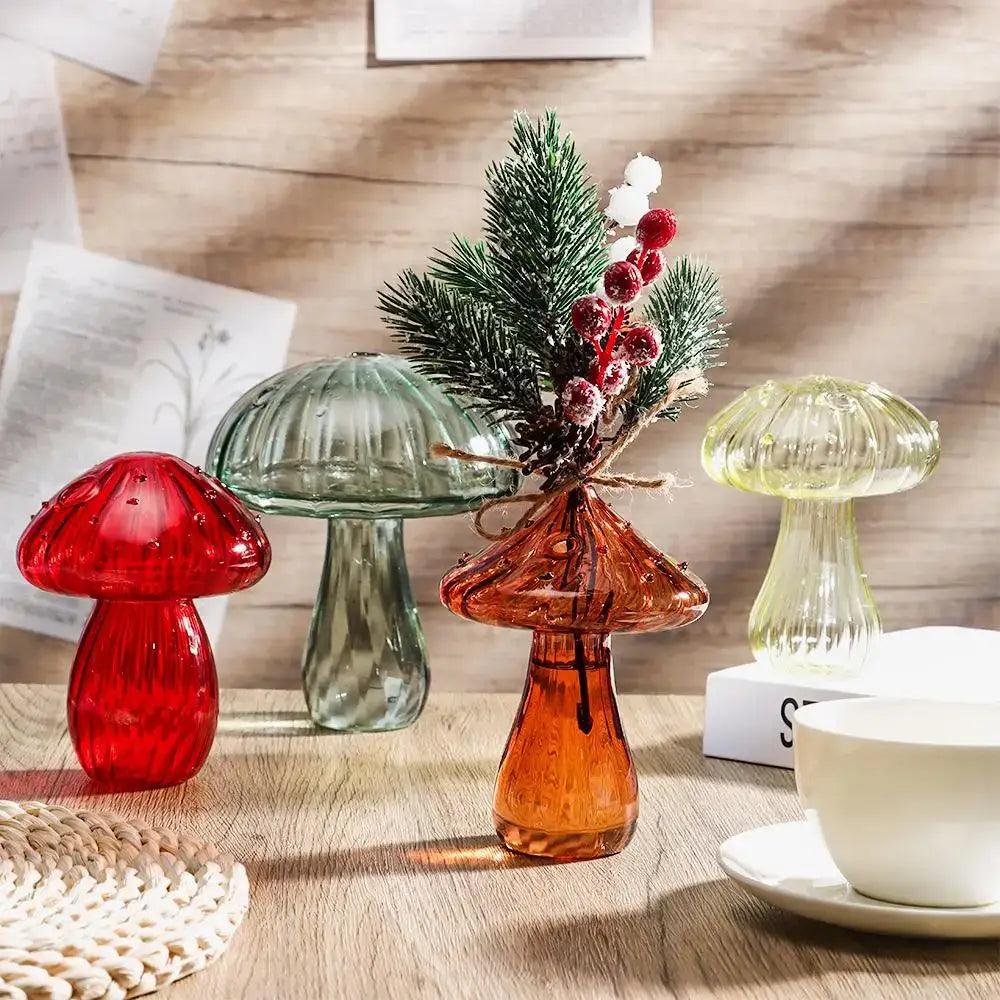 Ribbed Glass Aromatherapy Vase