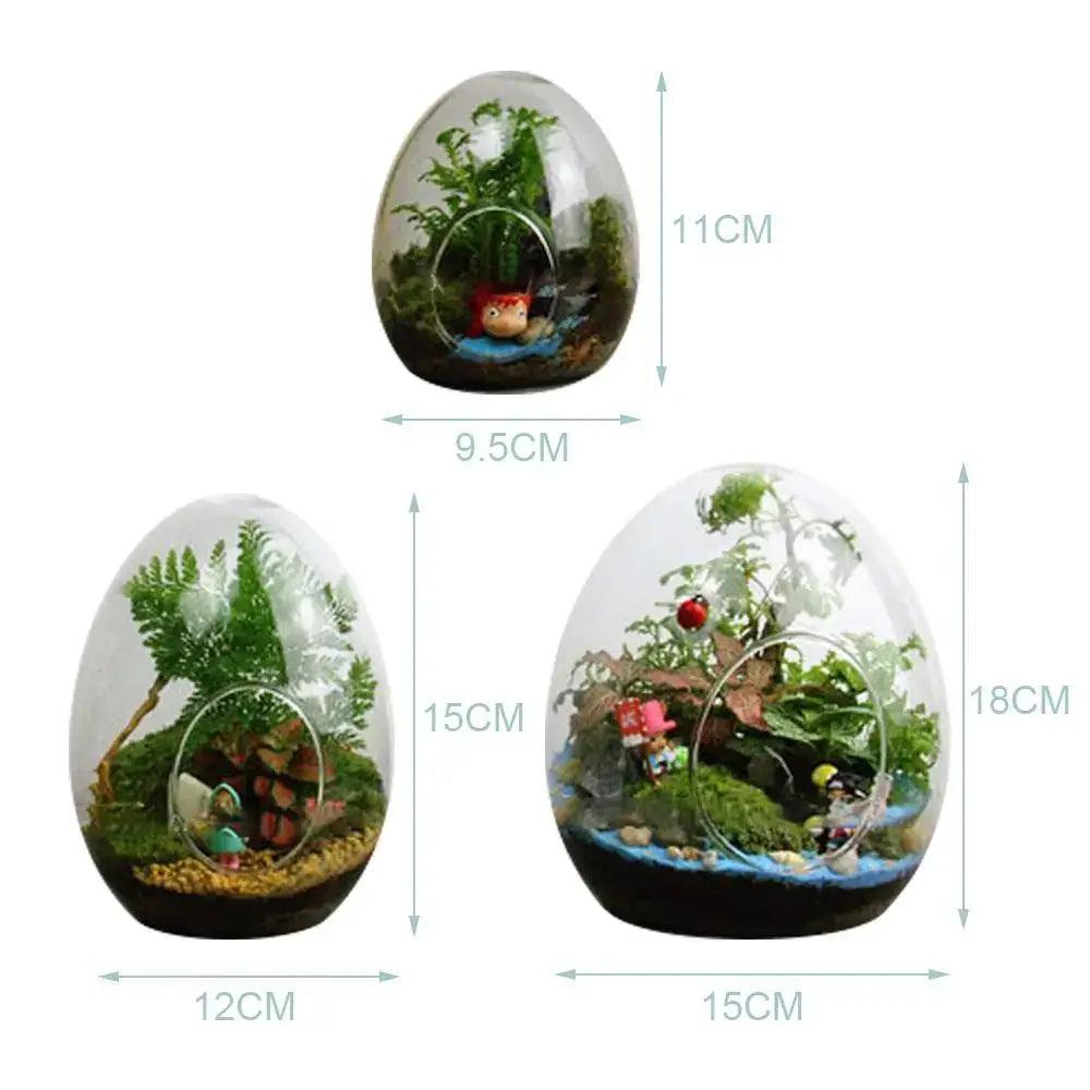 Glass Egg Terrarium Vase