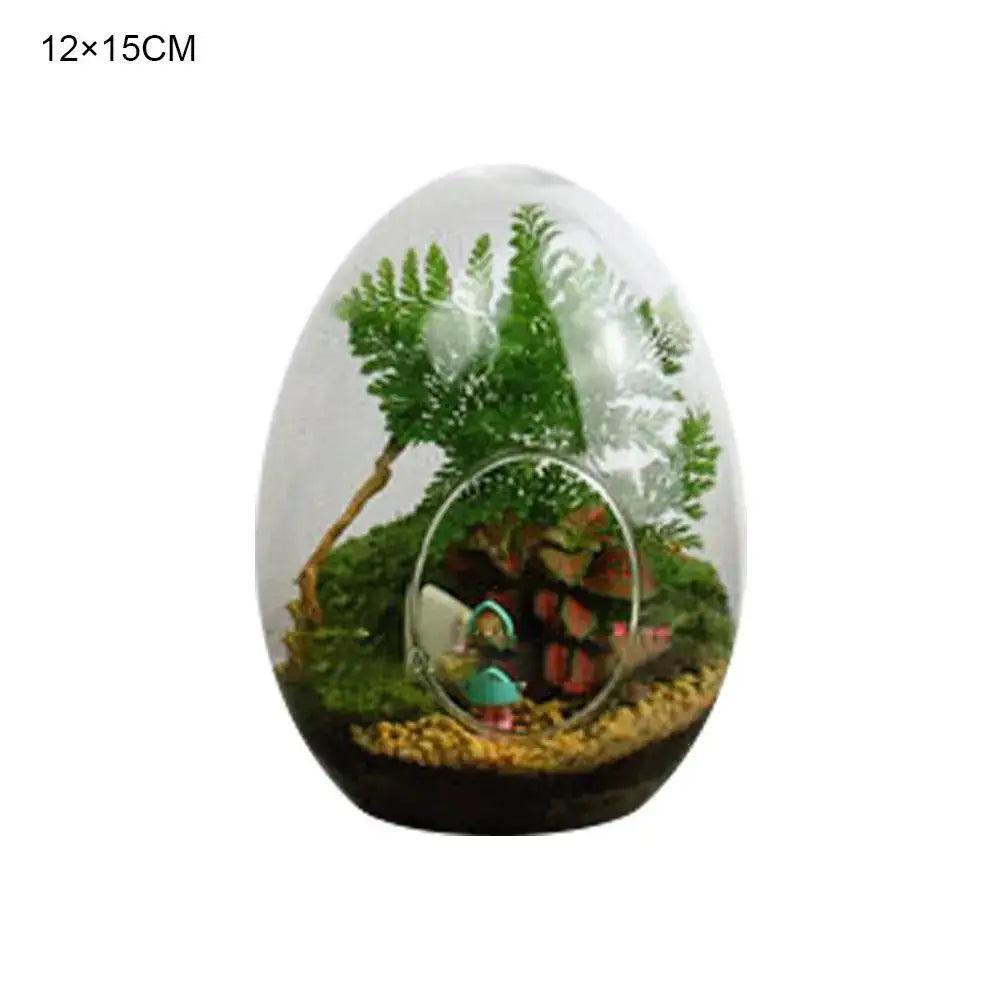 Glass Egg Terrarium Vase