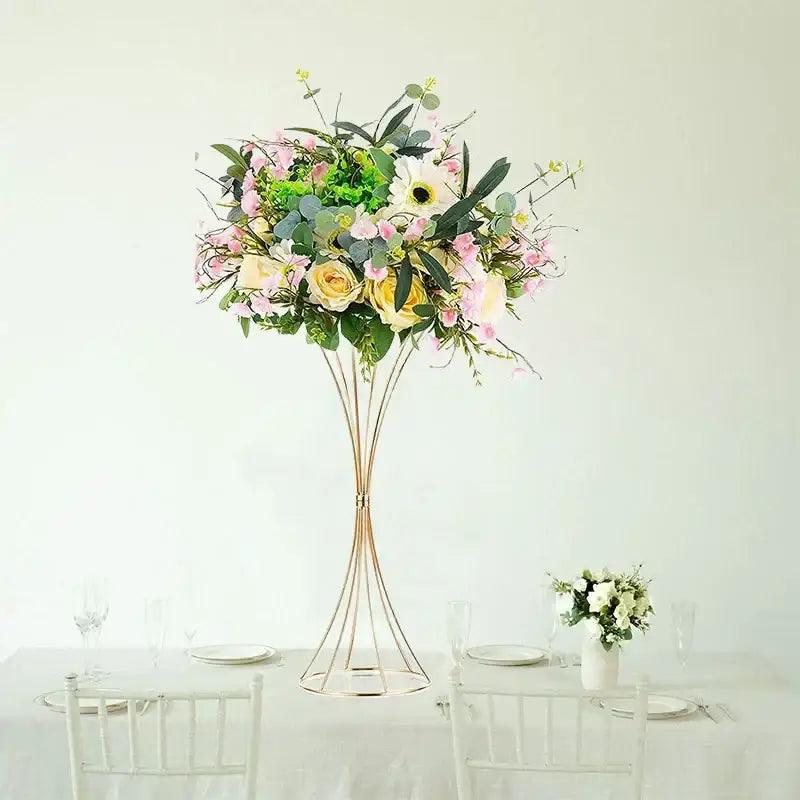 Gold Iron Flower Vase