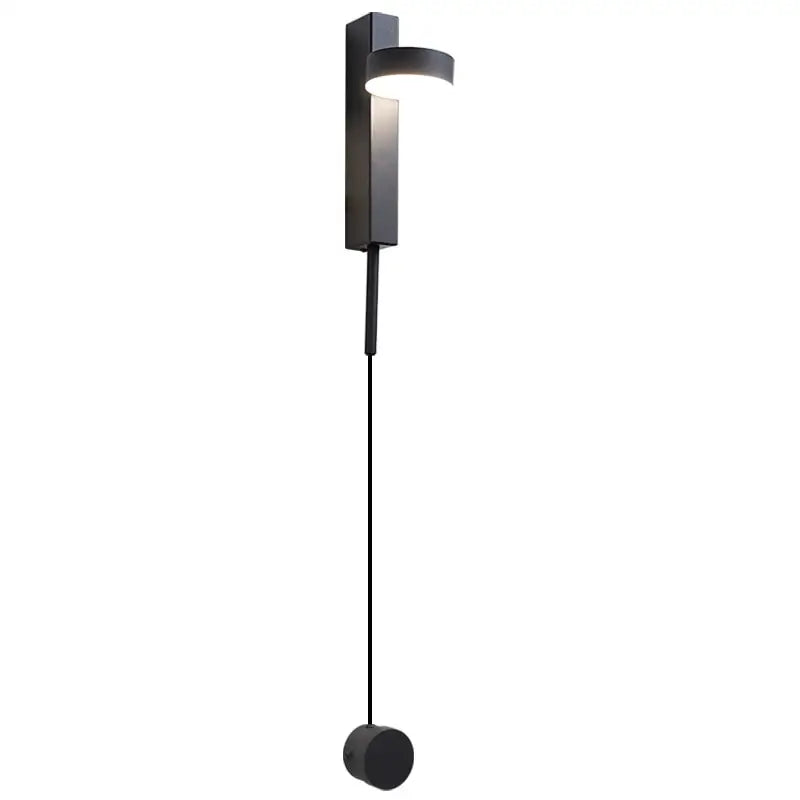 Black Brass Dimmer Wall Sconce