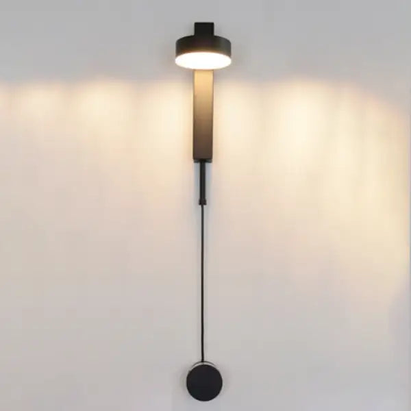 Black Brass Dimmer Wall Sconce