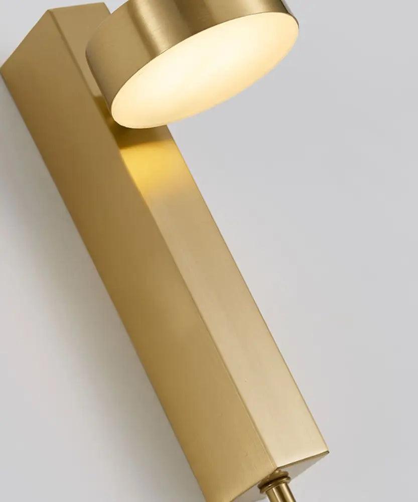 Black Brass Dimmer Wall Sconce