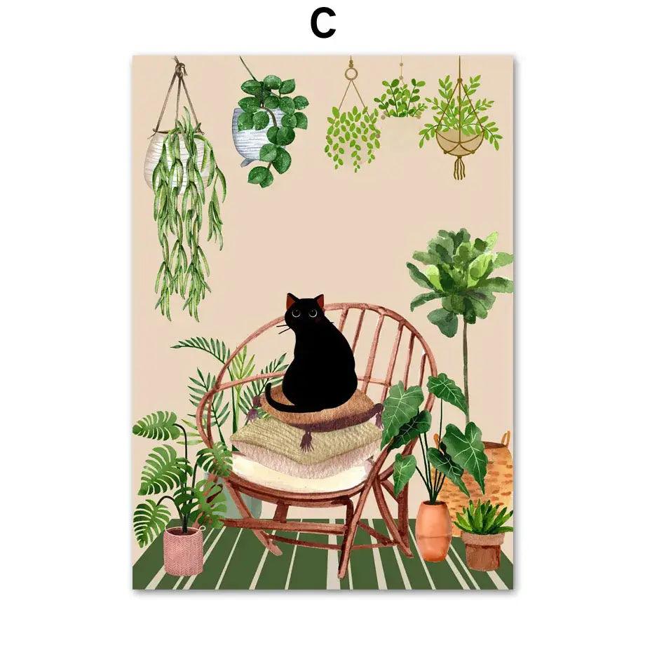 Botanical Green Plant Set