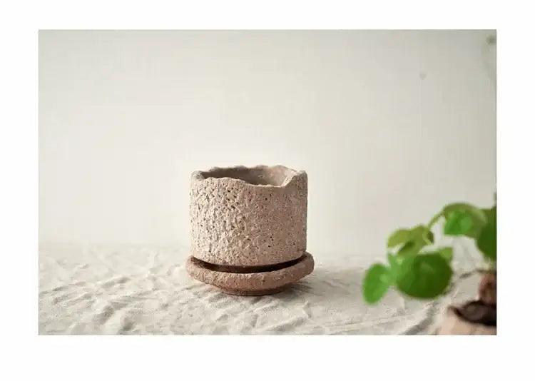 Terracotta Ceramic Vase Set