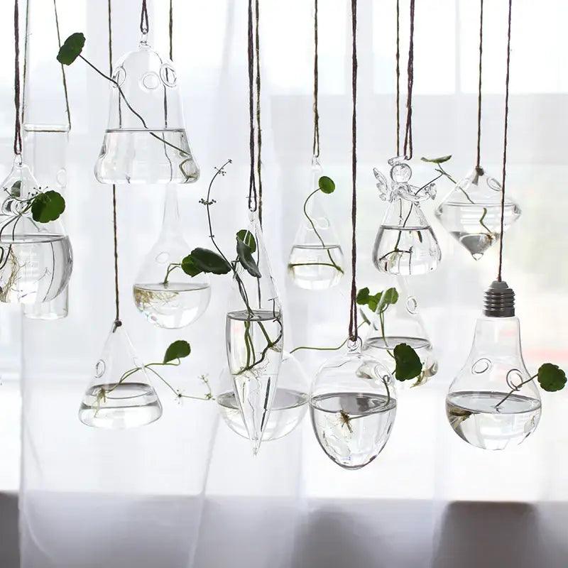 Clear Glass Angel Vase